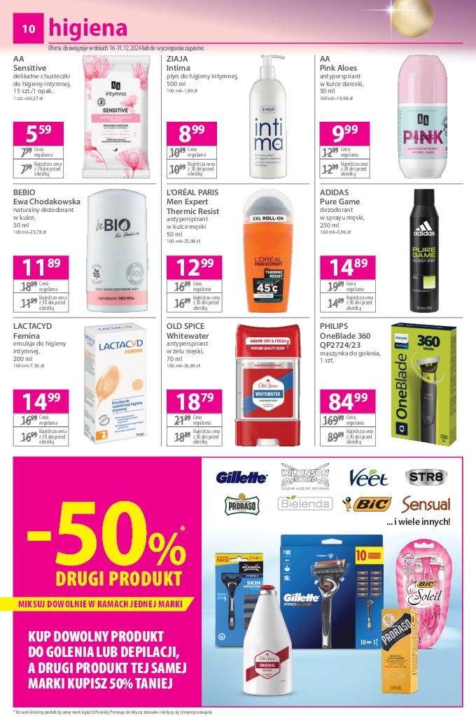 Gazetka promocyjna Hebe str. 10