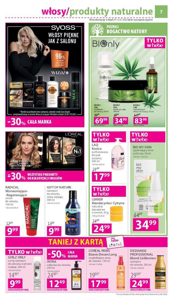 Gazetka promocyjna Hebe str. 7