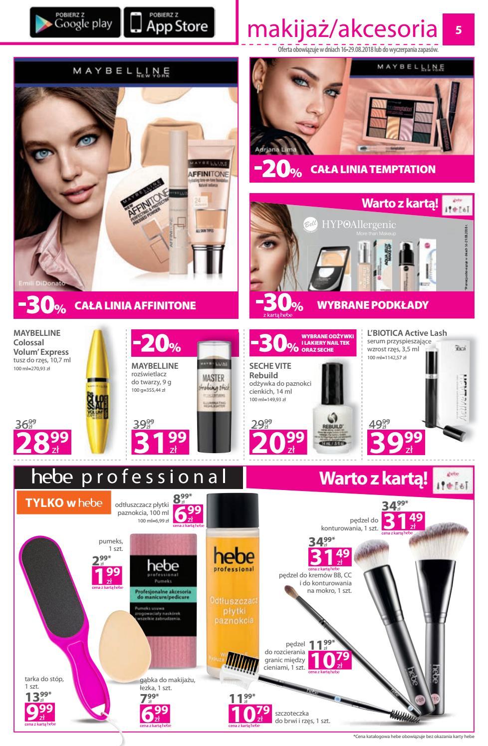 Gazetka promocyjna Hebe str. 5