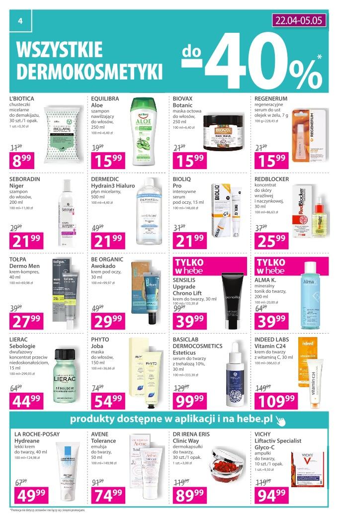 Gazetka promocyjna Hebe str. 4