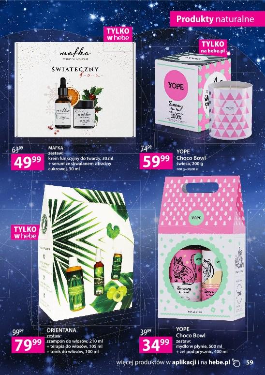 Gazetka promocyjna Hebe str. 59