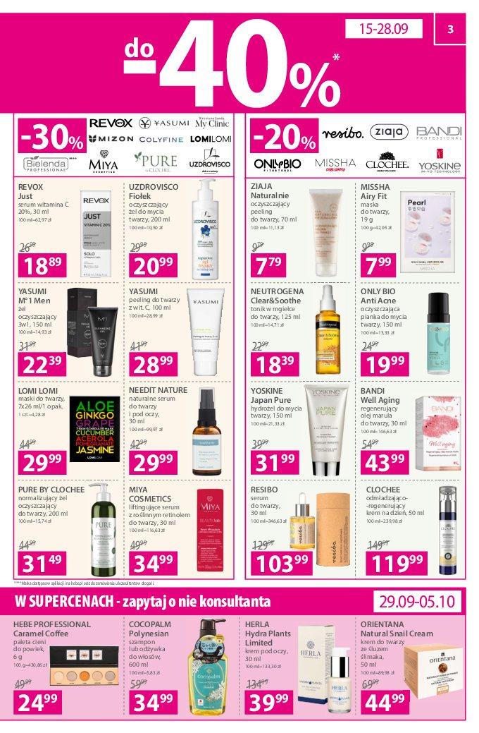 Gazetka promocyjna Hebe str. 3