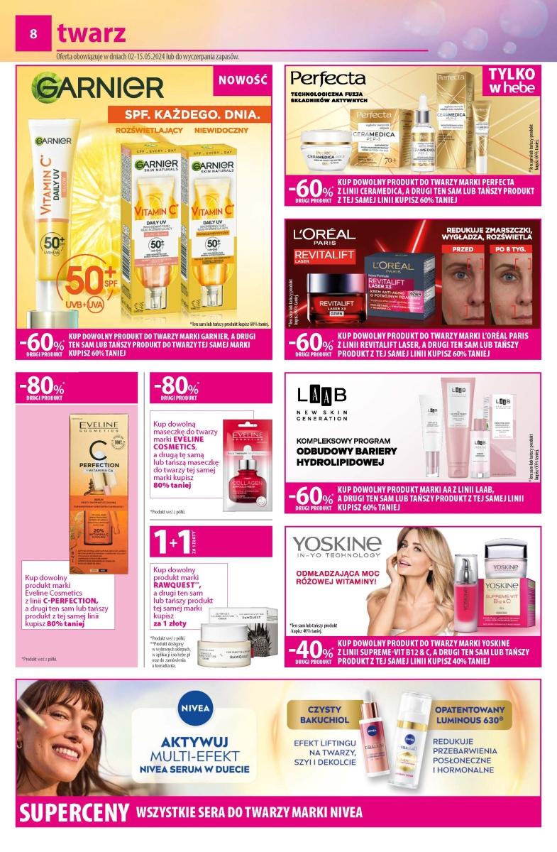 Gazetka promocyjna Hebe str. 8