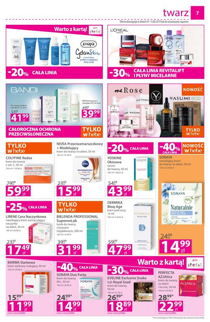 Gazetka promocyjna Hebe str. 7