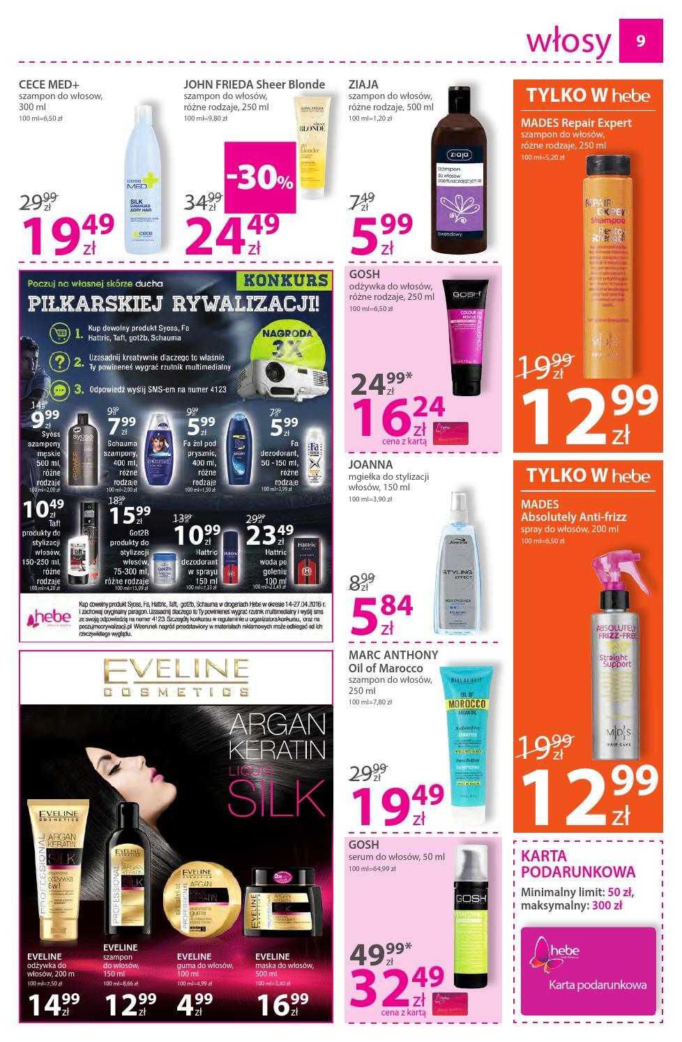 Gazetka promocyjna Hebe str. 9