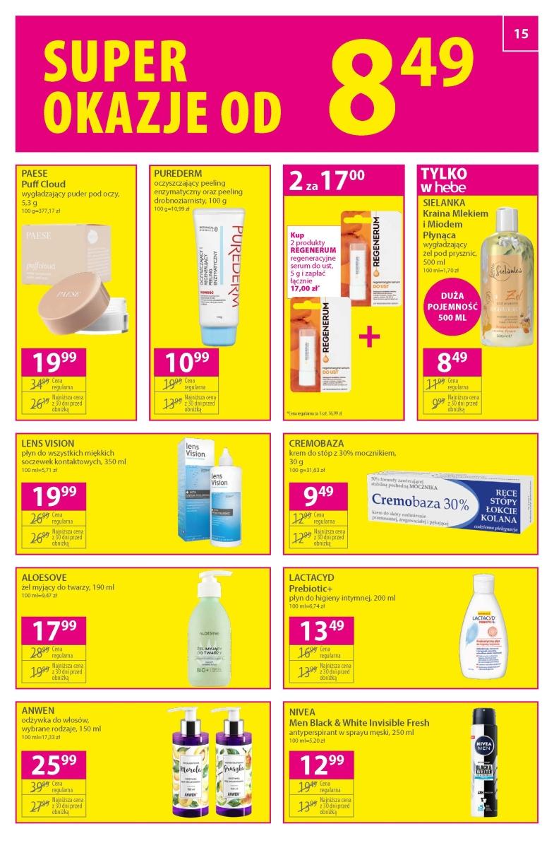 Gazetka promocyjna Hebe str. 15