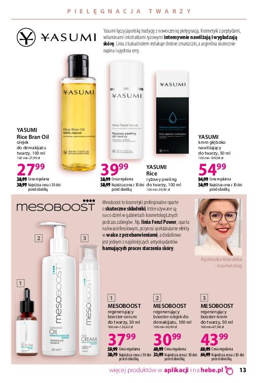 Gazetka promocyjna Hebe str. 13
