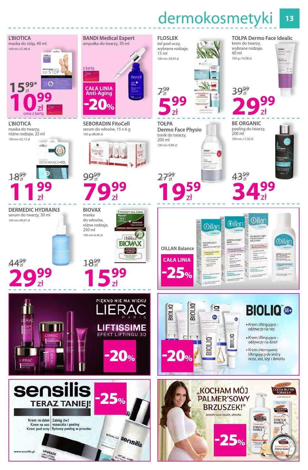 Gazetka promocyjna Hebe str. 13