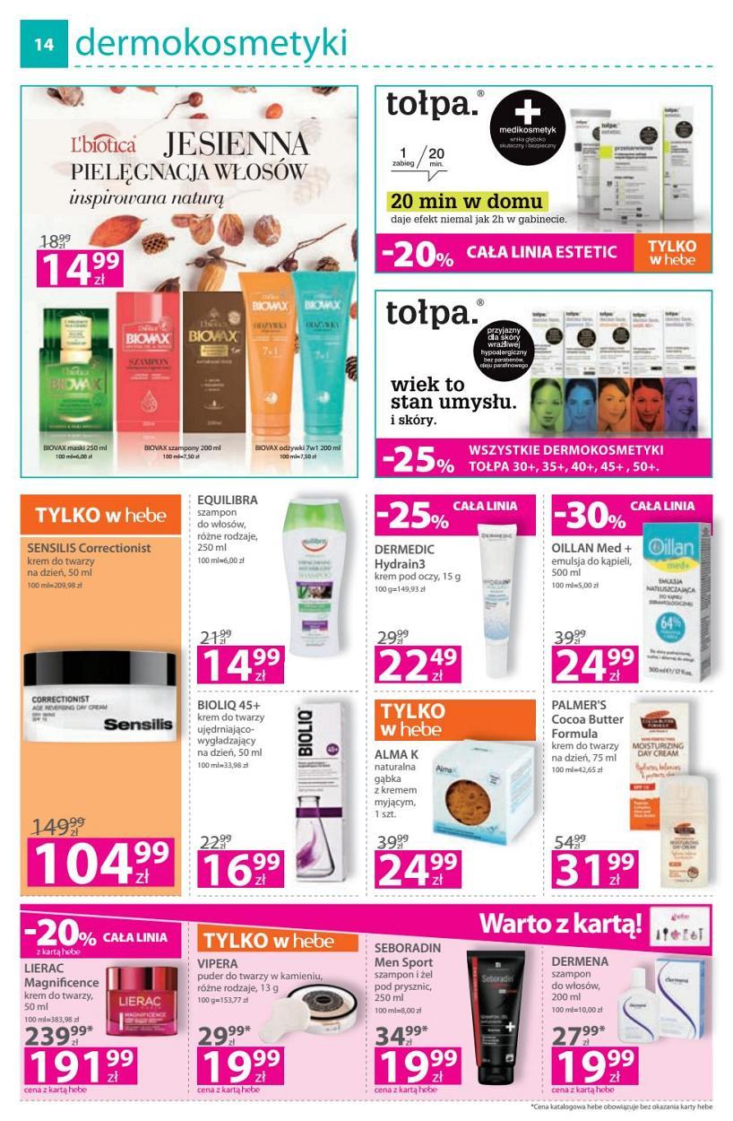 Gazetka promocyjna Hebe str. 14