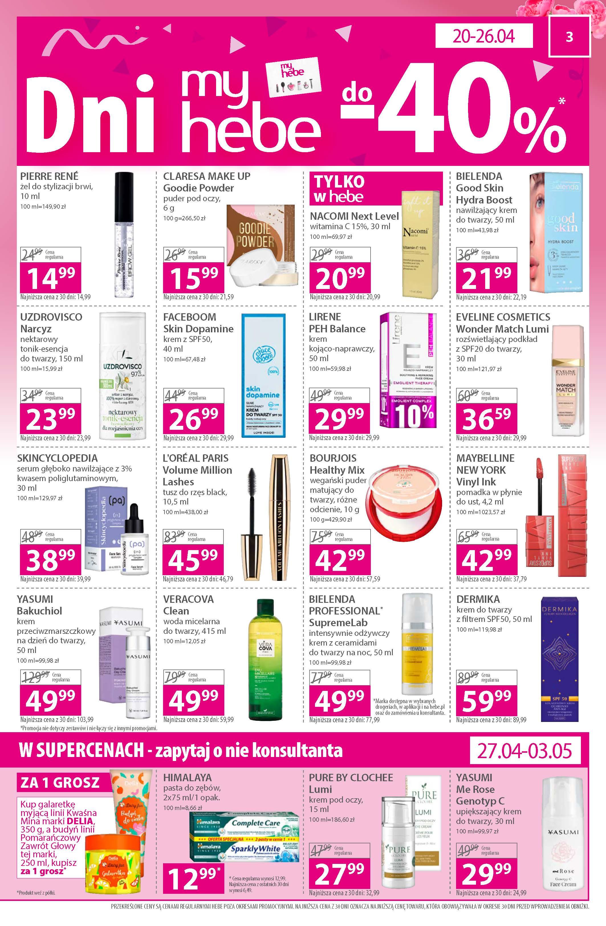 Gazetka promocyjna Hebe str. 3