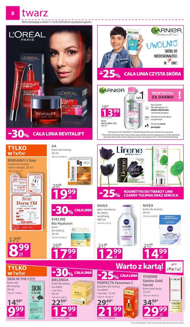 Gazetka promocyjna Hebe str. 8