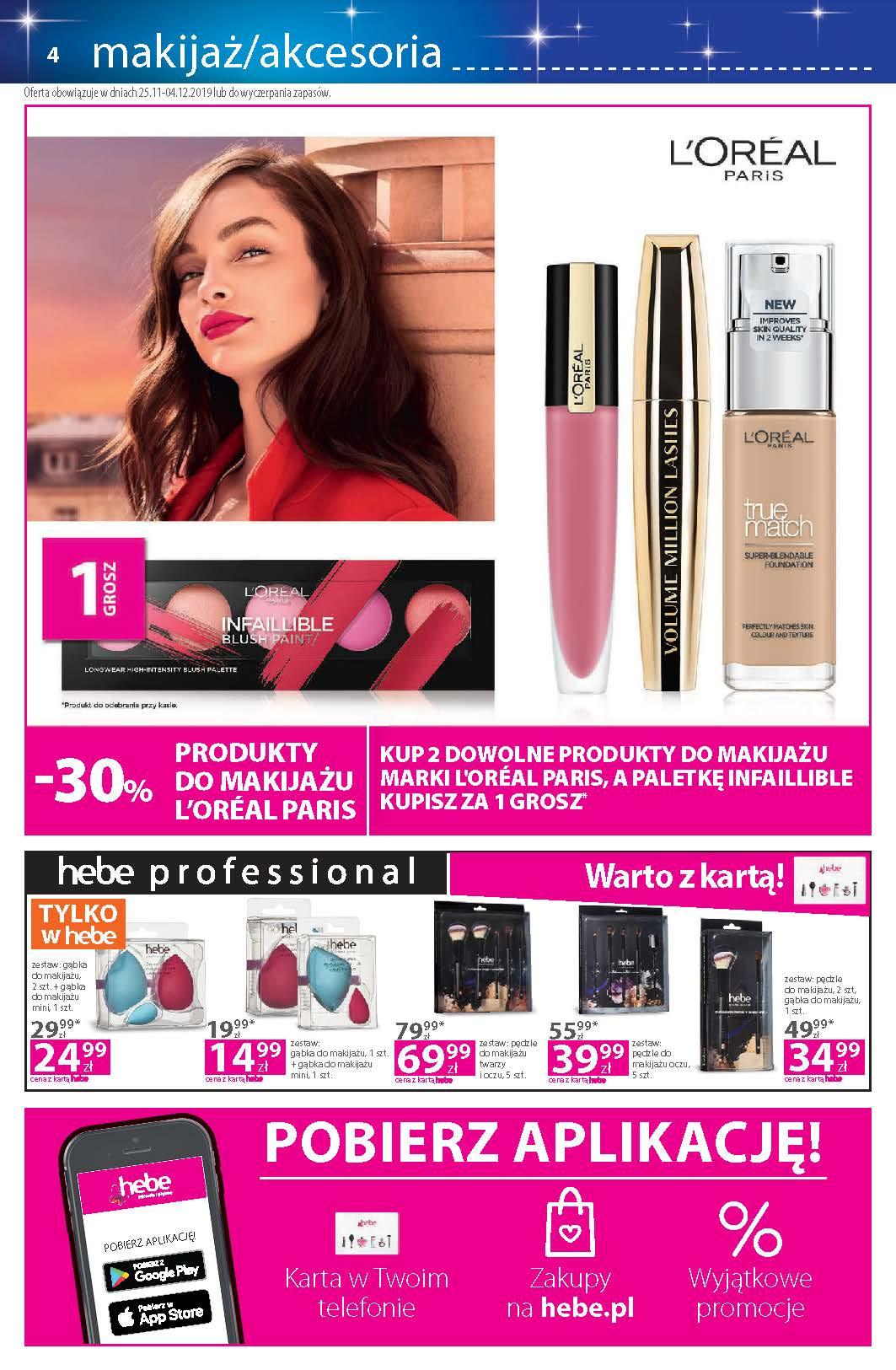 Gazetka promocyjna Hebe str. 4