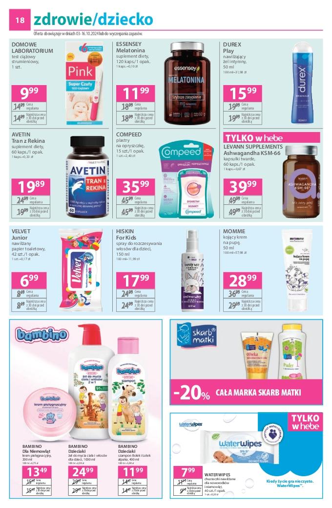 Gazetka promocyjna Hebe str. 18