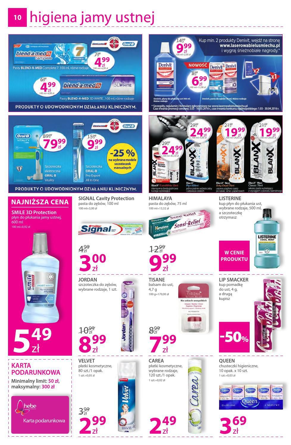 Gazetka promocyjna Hebe str. 10