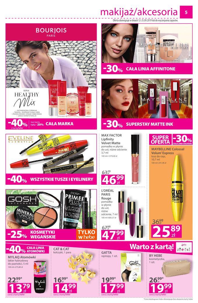Gazetka promocyjna Hebe str. 5