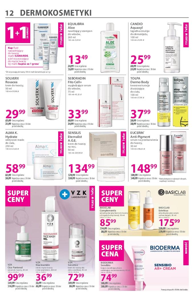 Gazetka promocyjna Hebe str. 12