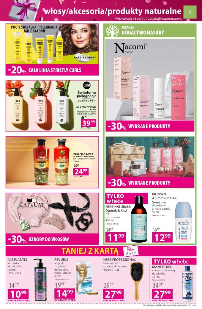 Gazetka promocyjna Hebe str. 7