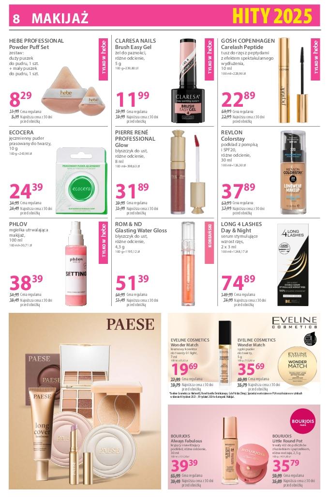 Gazetka promocyjna Hebe str. 8