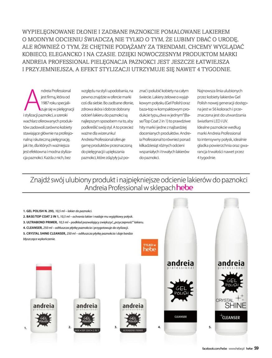 Gazetka promocyjna Hebe str. 59
