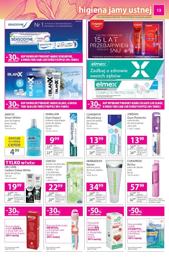 Gazetka promocyjna Hebe str. 13