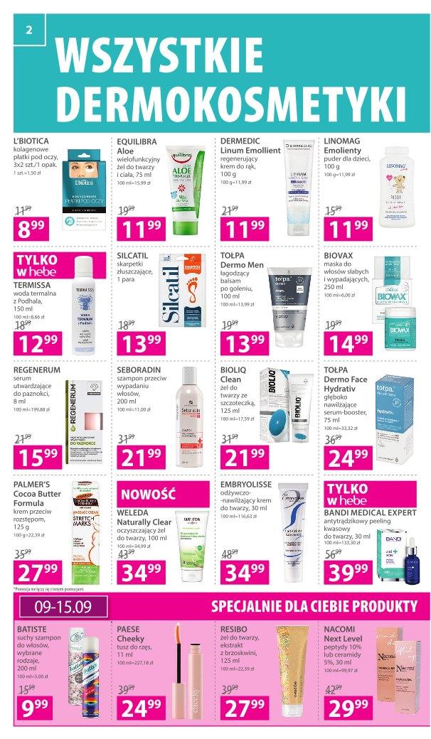 Gazetka promocyjna Hebe str. 2