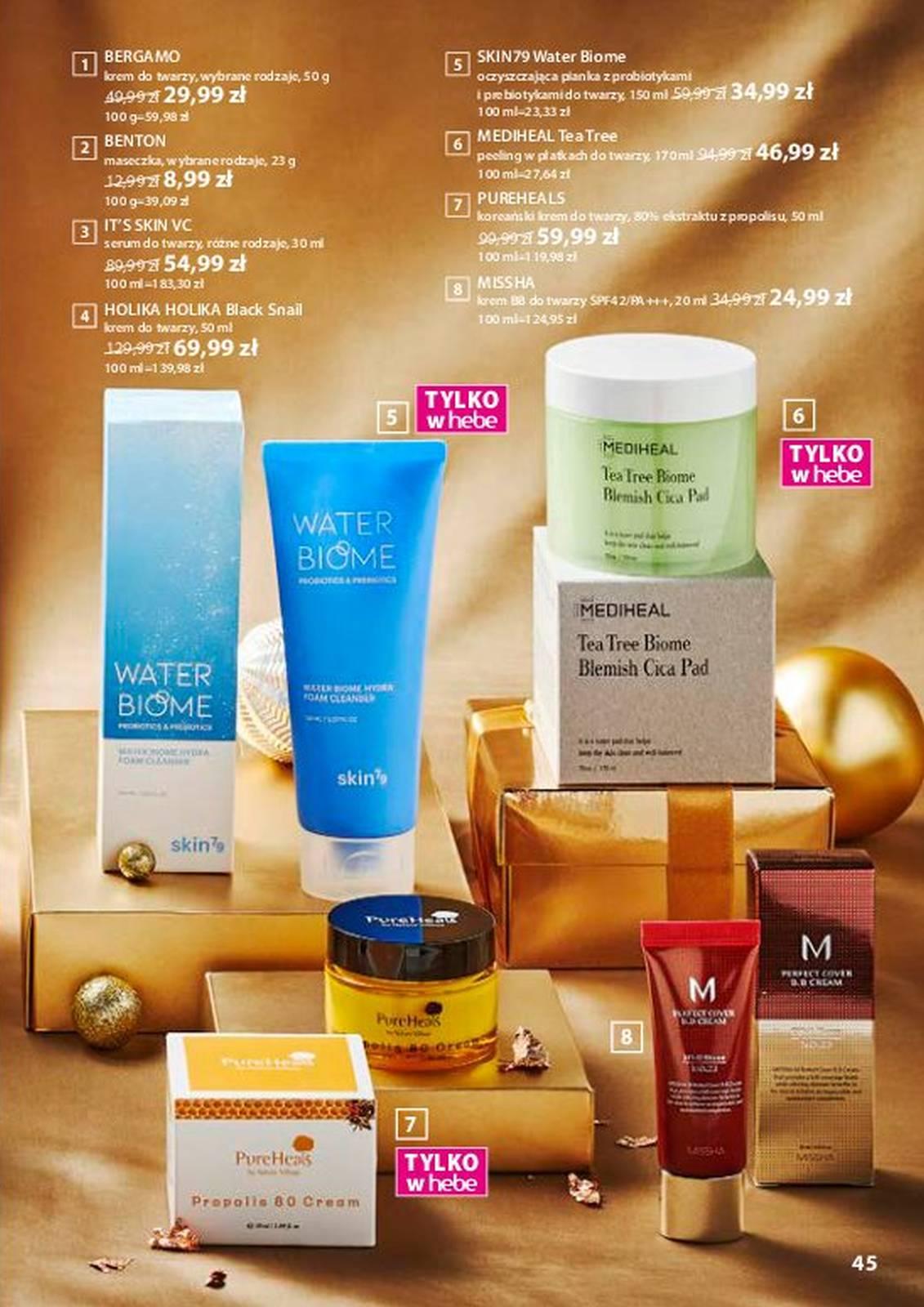 Gazetka promocyjna Hebe str. 45