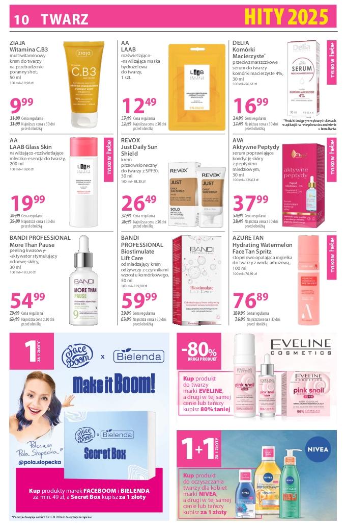 Gazetka promocyjna Hebe str. 10