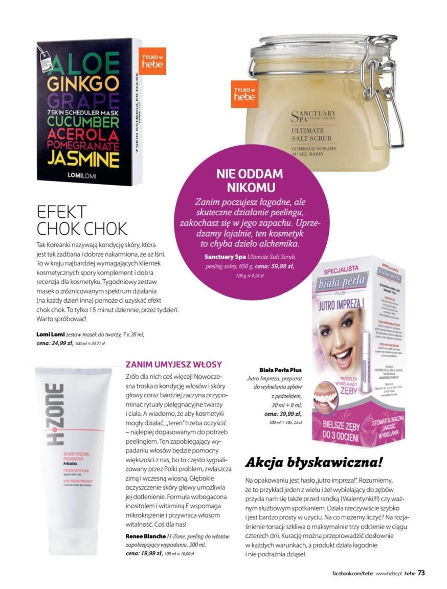 Gazetka promocyjna Hebe str. 73