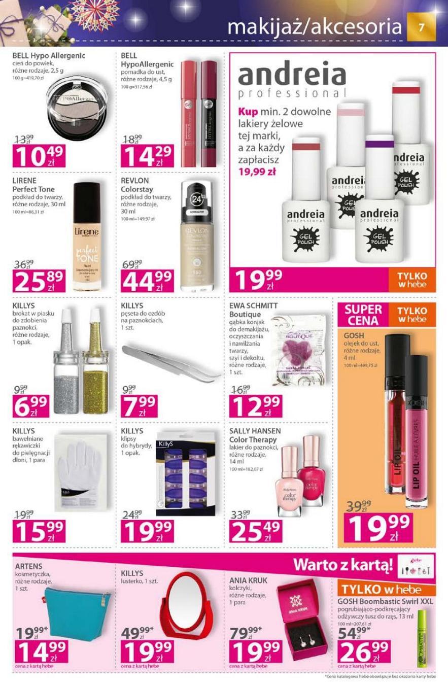 Gazetka promocyjna Hebe str. 7