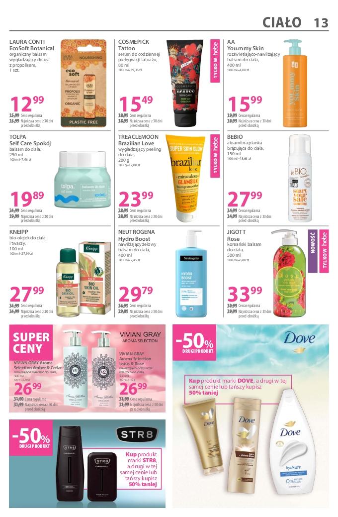 Gazetka promocyjna Hebe str. 13