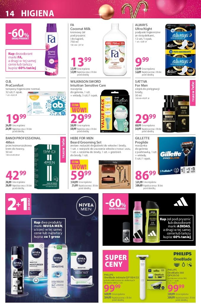 Gazetka promocyjna Hebe str. 14
