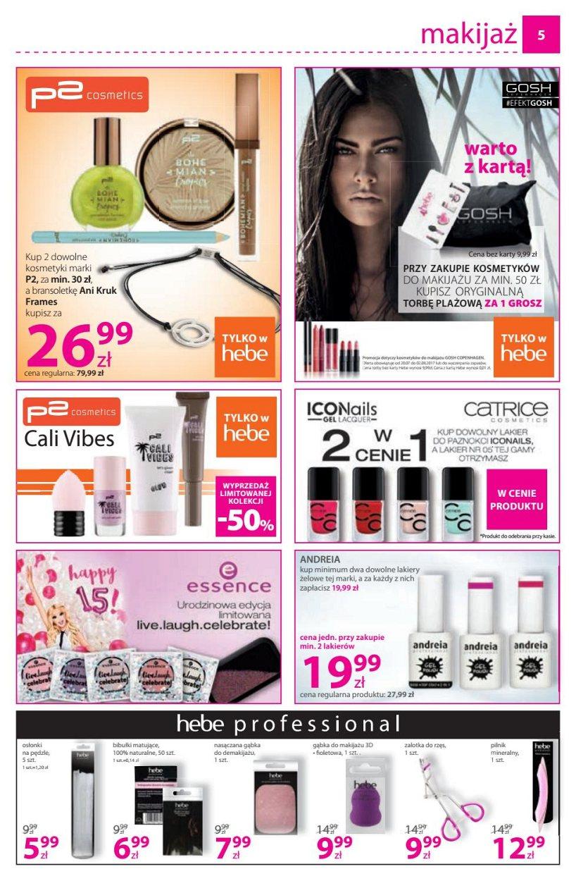 Gazetka promocyjna Hebe str. 5