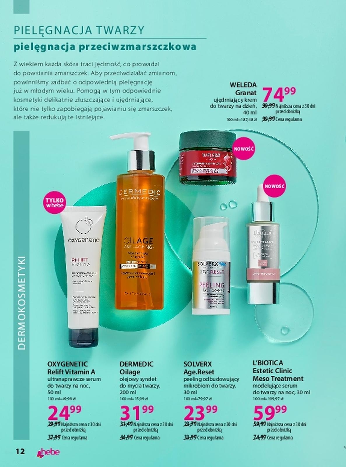 Gazetka promocyjna Hebe str. 12