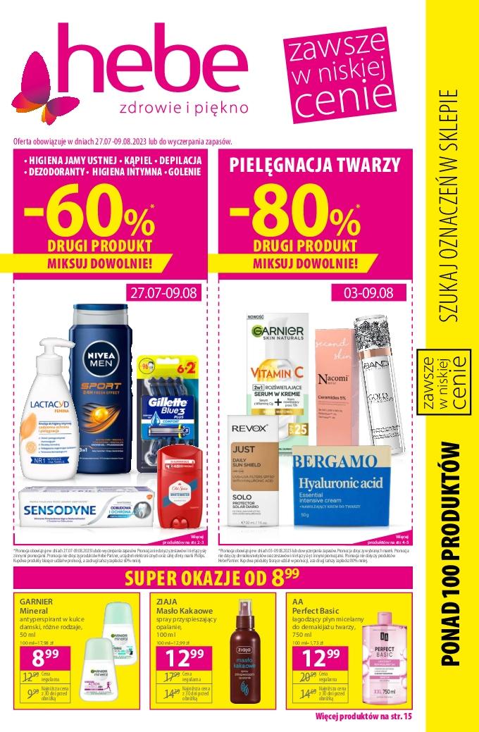 Gazetka promocyjna Hebe str. 1