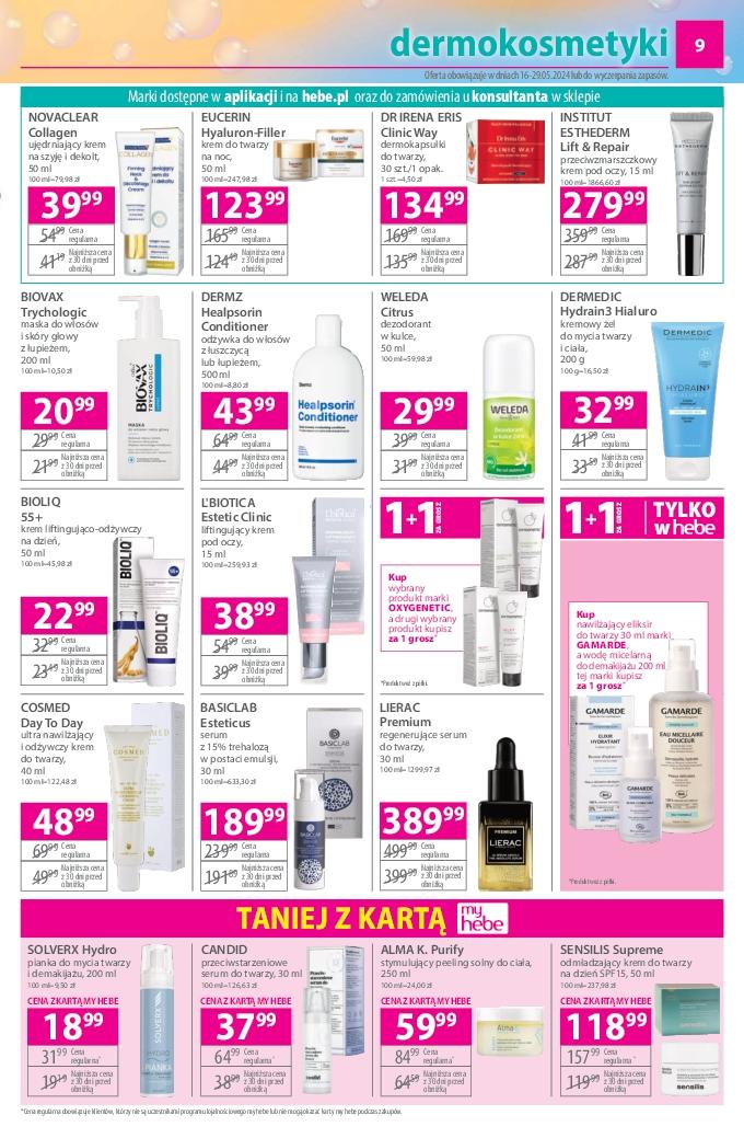Gazetka promocyjna Hebe str. 9