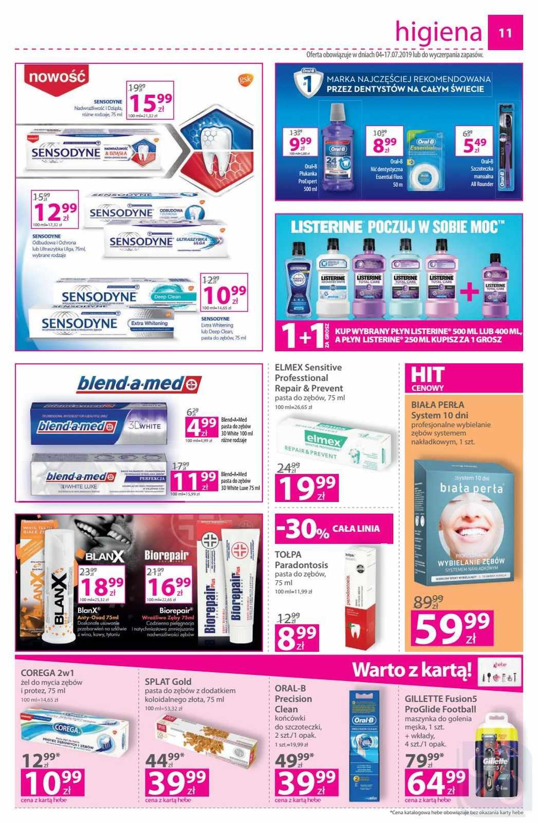 Gazetka promocyjna Hebe str. 11