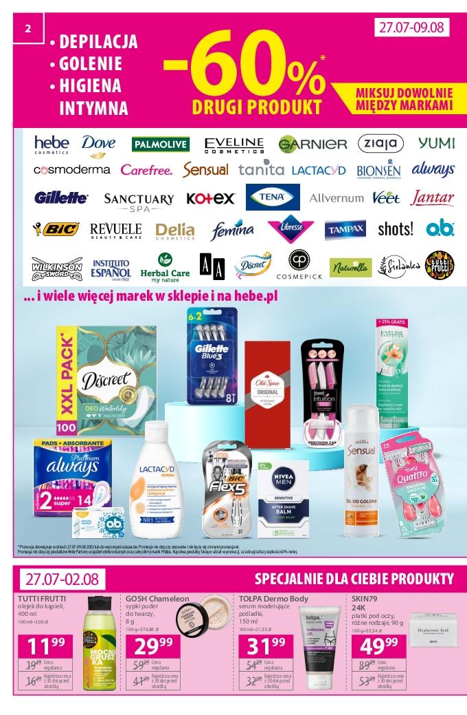 Gazetka promocyjna Hebe str. 2