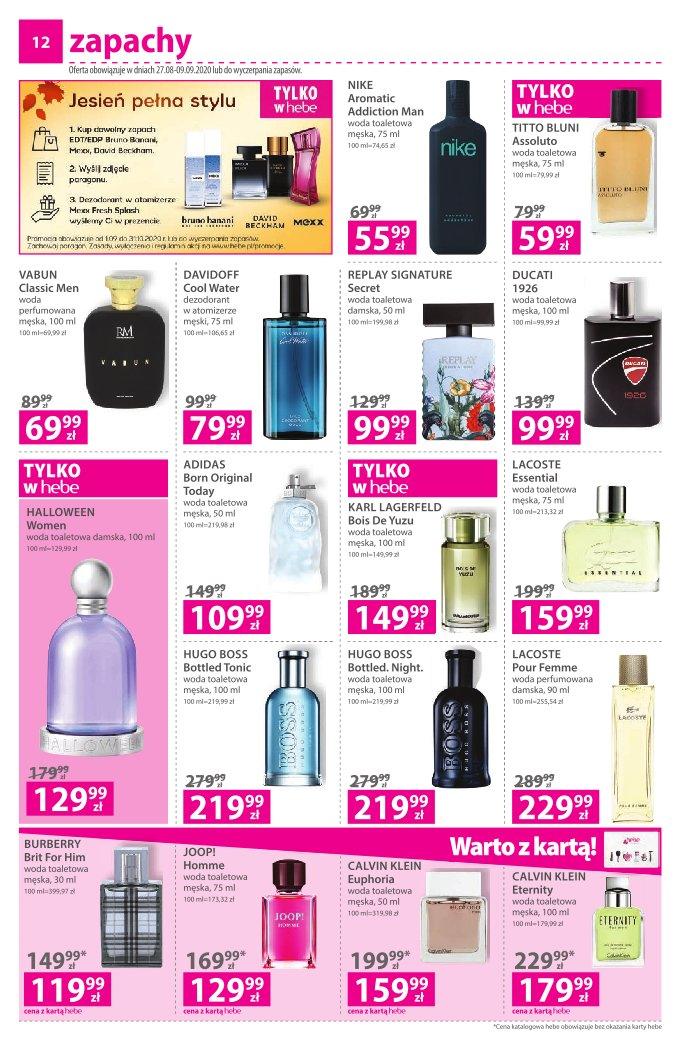 Gazetka promocyjna Hebe str. 12