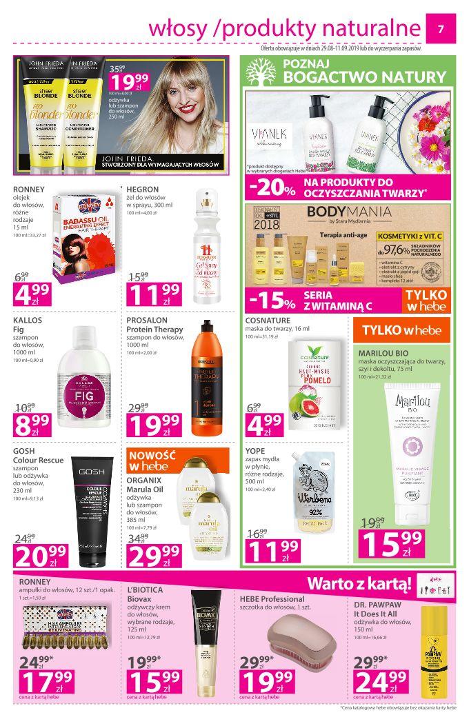 Gazetka promocyjna Hebe str. 7