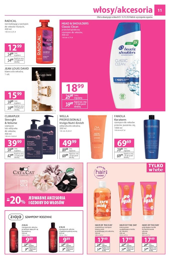 Gazetka promocyjna Hebe str. 11