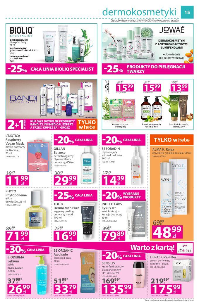 Gazetka promocyjna Hebe str. 15