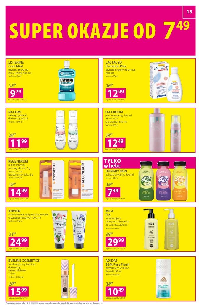 Gazetka promocyjna Hebe str. 15