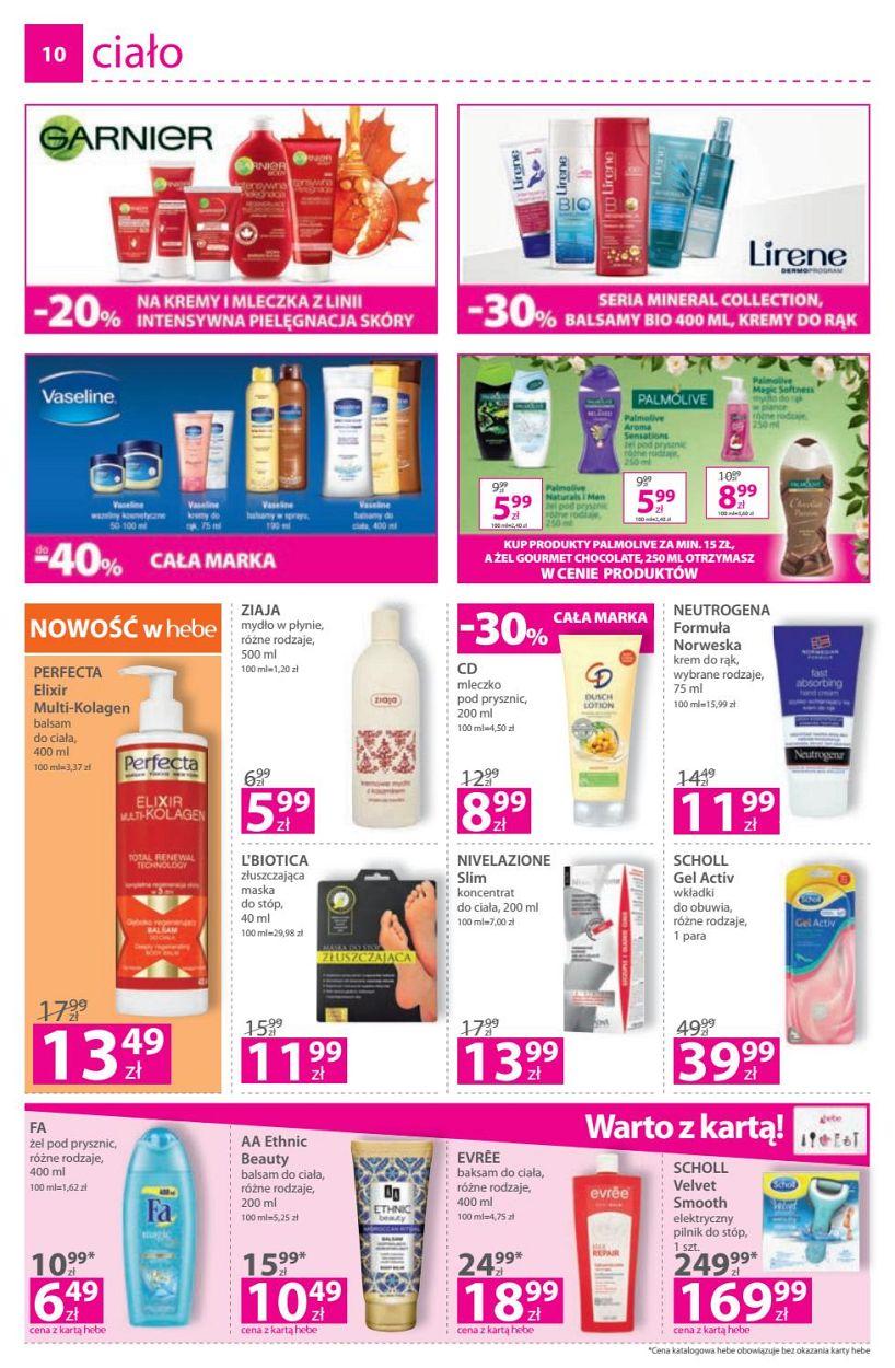 Gazetka promocyjna Hebe str. 10