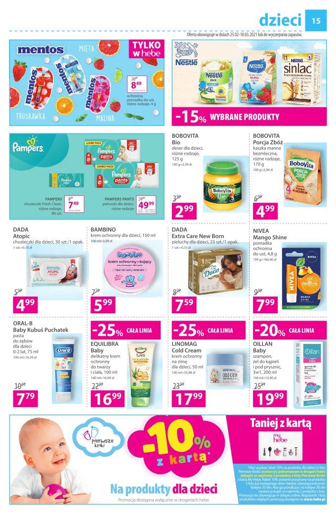 Gazetka promocyjna Hebe str. 15