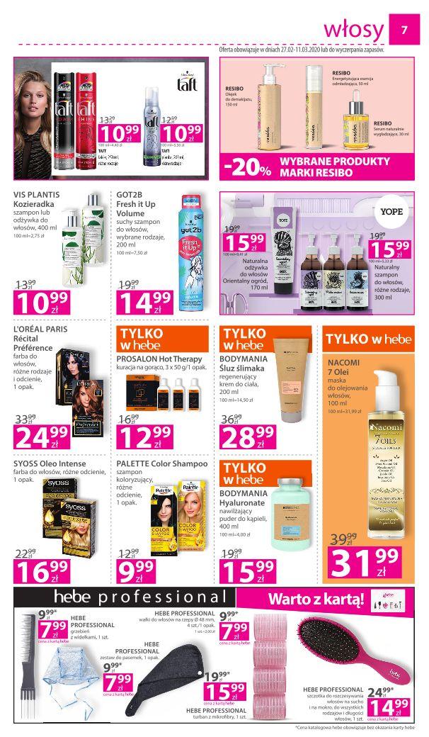Gazetka promocyjna Hebe str. 7