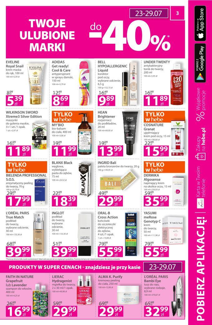 Gazetka promocyjna Hebe str. 3