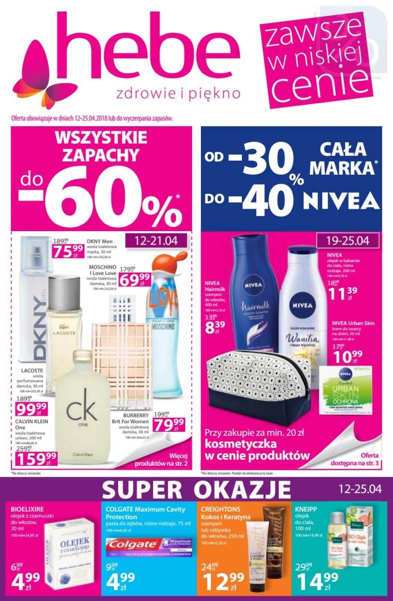 Gazetka promocyjna Hebe str. 1