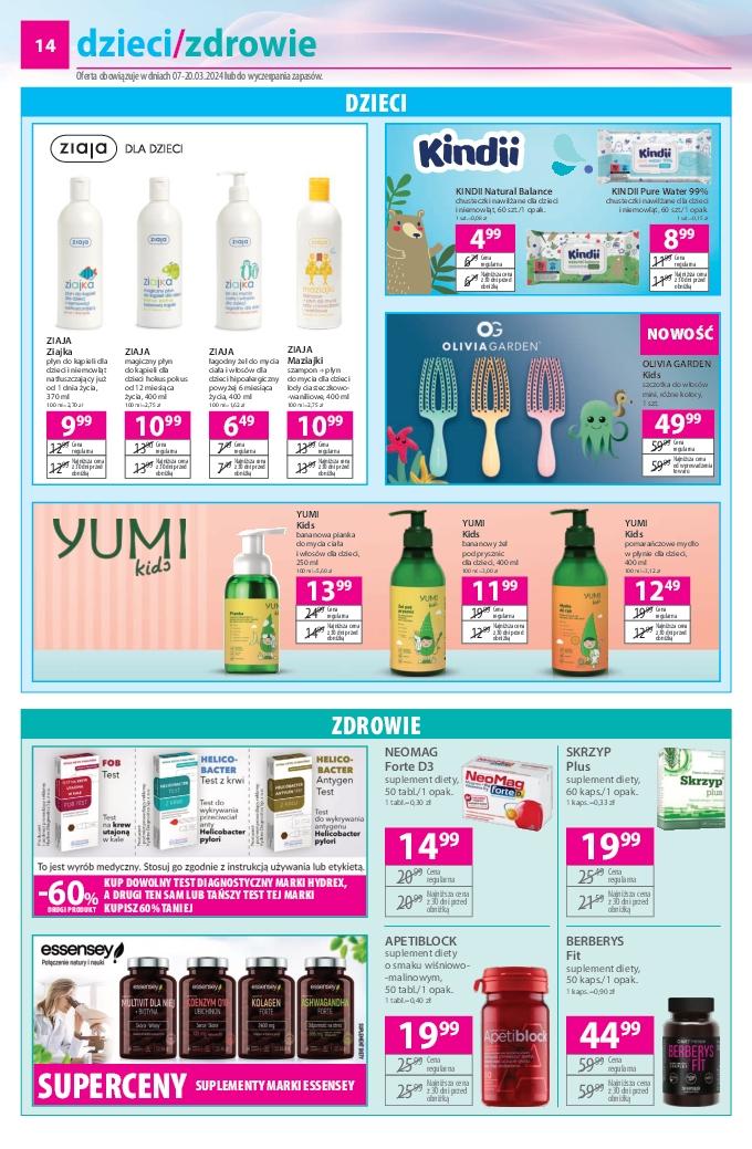 Gazetka promocyjna Hebe str. 14