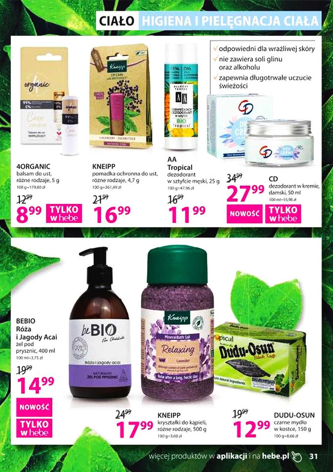 Gazetka promocyjna Hebe str. 31