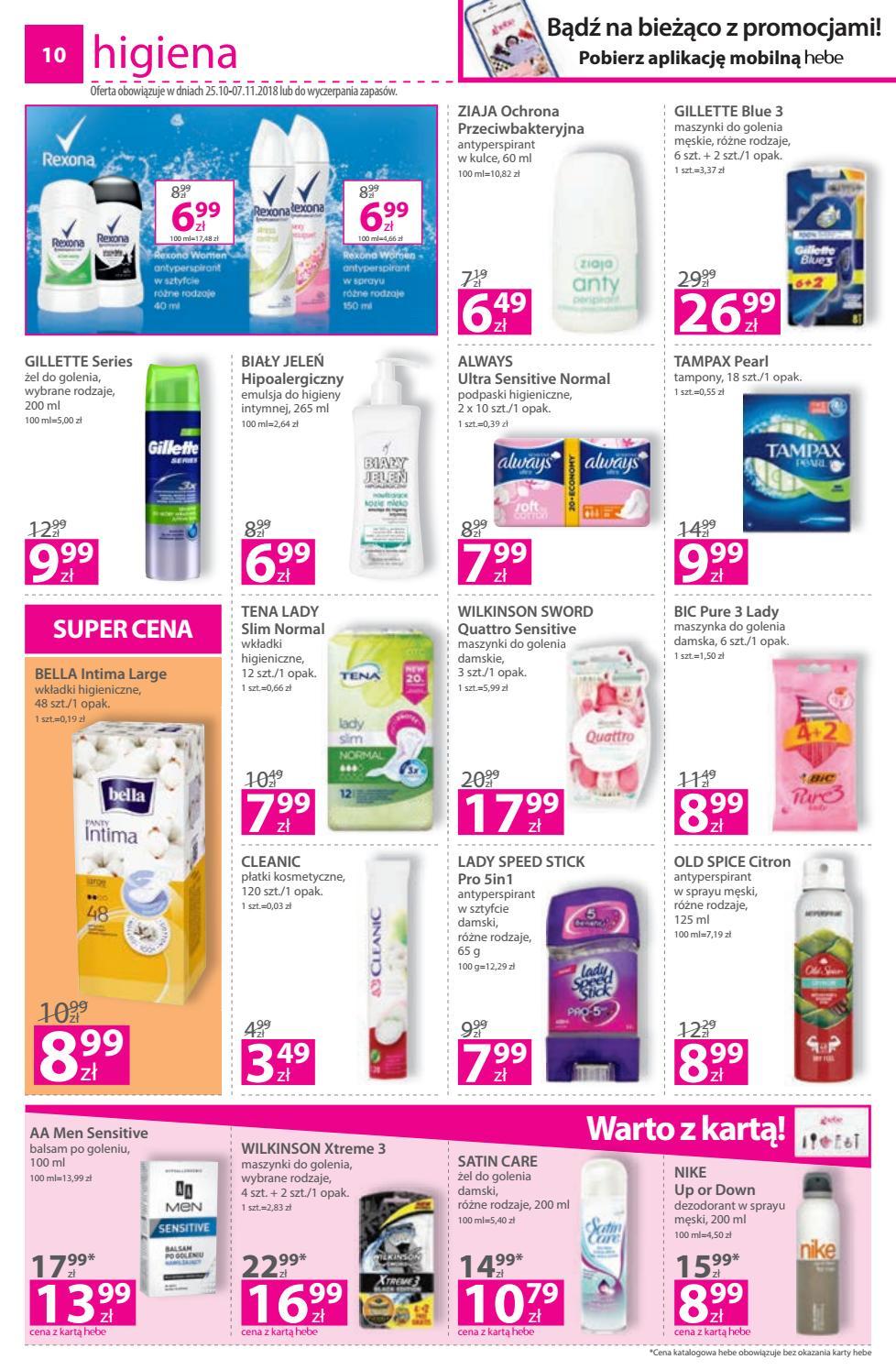 Gazetka promocyjna Hebe str. 10